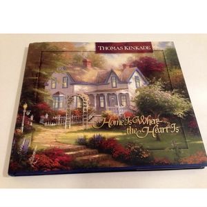 Thomas Kinkade " Home is Where the Heart Is" illustration book